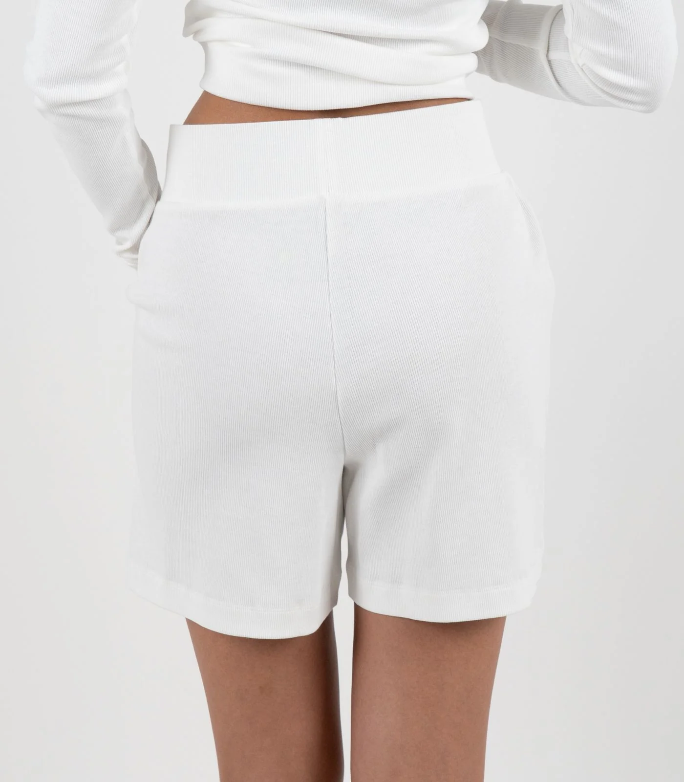 Organic Cotton Ribbed Shorts - Image 19