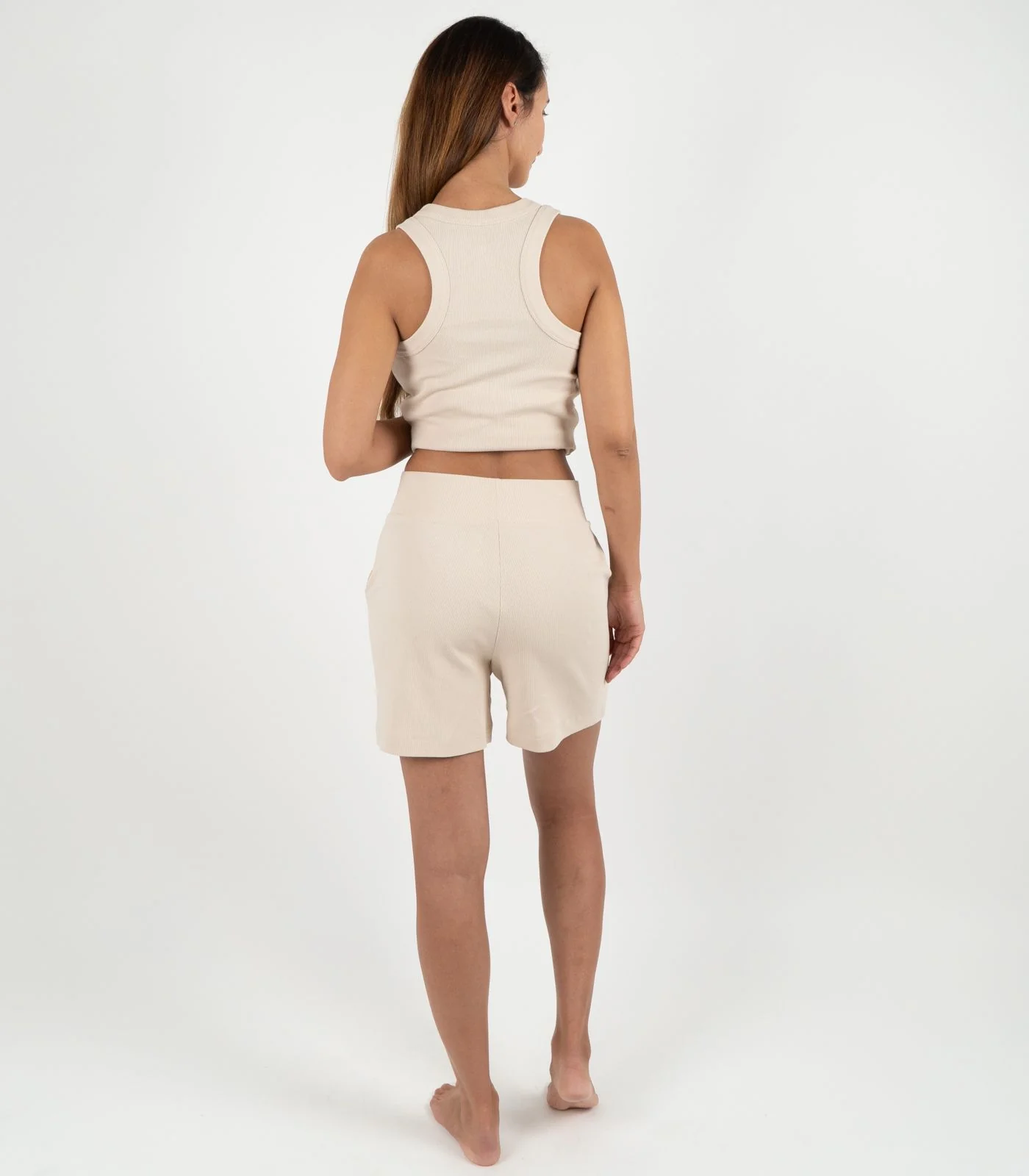 Organic Cotton Ribbed Shorts - Image 31